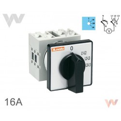 Przełączniki woltomierza napięcie fazowe L1-N/L2-N/L3-N 16A GX1668U