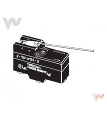 Wyłącznik krańcowy Z-15HW52 15A 0,25mm dźwig. zawias. z drutu (wys. OF)