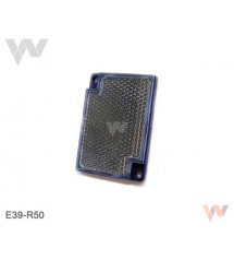 Reflektor E39-R50 40x60x7.5 mm, PVC, podwyższona odpor. na detergenty