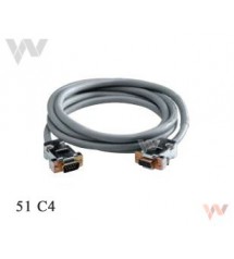 Kabel łączący PC - konwerter RS232/RS485, długość 1,8m, 51C4