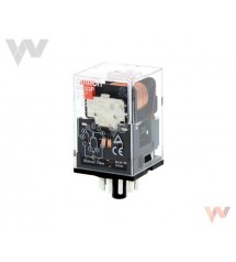 Przekaźnik MKS2PN DC100 DPST 10A gn. 8-pin. wskaźnik LED