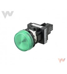 Wskaźnik świetlny M22N-BN-TGA-GD zielony, płaski, LED, 100-120 VAC