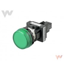 Wskaźnik świetlny M22N-BC-TGA-GD zielony, płaski, LED, 100-120 VAC