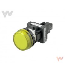 Wskaźnik świetlny M22N-BC-TYA-YD żółty, płaski, LED, 100-120 VAC