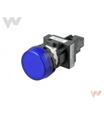Wskaźnik świetlny M22N-BC-TAA-AC niebieski, płaski, LED, 24 VAC/DC