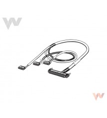 Kabel We/Wy - XW2Z-0150CJ-L02, FCN56 do MIL20x3, L - 150 cm, odwrócone