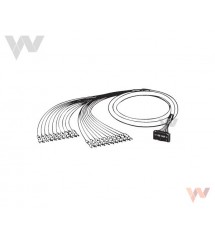 Kabel We/Wy - XW2Z-0050DM-L, MIL20 do zacisków widełkowych, L - 50 cm