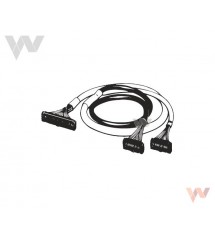 Kabel We/Wy - XW2Z-0100FH-L01, MIL40 do MIL20x2, L - 100 cm, odwrócone