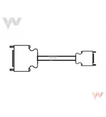 Kabel sterowania (wyjście sterownika liniowego dla 1 osi) XW2Z-100J-G9, 1m