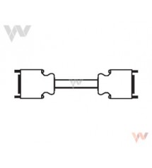 Kabel bloku zacisków do sygnałów zewnętrznych XW2Z-C50X, 0.5m