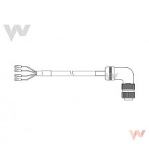 Kabel zasilania R88A-CAKG003SR-E, 3m, (tylko kabel zasilania)