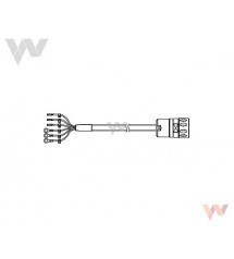 Kabel zasilania R88A-CAWA010-B-DE do serwomotor. 200V z hamulcem, 10m