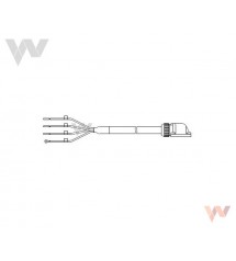 Kabel zasilania JZSP-VVM21-03-E-E do serwomotor. 400V bez hamulca, 3m