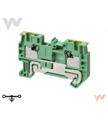 Zacisk uziemiający XW5G-P4.0-1.1-1, DIN, 4 mm², kolor zielono-żółty