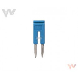 Zworka XW5S-P1.5-2BL, 1 mm², 2 bieguny, kolor niebieski
