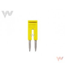 Zworka XW5S-P1.5-2YL, 1 mm², 2 bieguny, kolor żółty