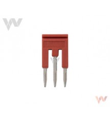 Zworka XW5S-P1.5-3RD, 1 mm², 3 bieguny, kolor czerwony