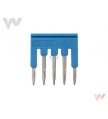 Zworka XW5S-P1.5-5BL, 1 mm², 5 biegunów, kolor niebieski