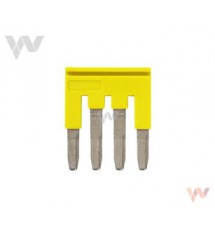 Zworka XW5S-P2.5-4YL, 2.5 mm², 4 bieguny, kolor żółty