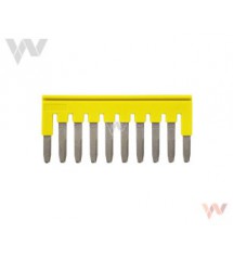 Zworka XW5S-P2.5-10YL, 2.5 mm², 10 biegunów, kolor żółty