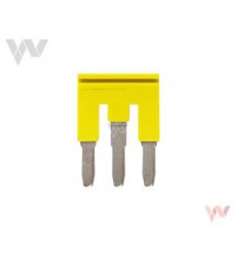 Zworka XW5S-P4.0-3YL, 4 mm², 3 bieguny, kolor żółty