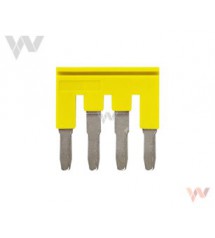 Zworka XW5S-P4.0-4YL, 4 mm², 4 bieguny, kolor żółty