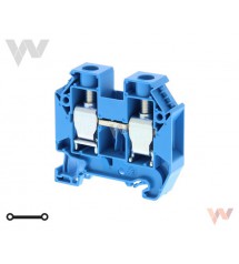 Przepustowa listwa zaciskowa XW5T-S16-1.1-1BL, DIN, 16 mm², kolor niebieski