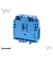 Przepustowa listwa zaciskowa XW5T-S150-1.1-1BL, DIN, 150 mm², k. niebieski