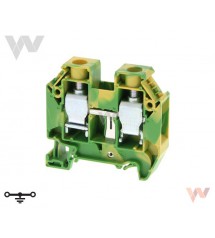 Zacisk uziemiający XW5G-S16-1.1-1, DIN, 16 mm², kolor zielono-żółty