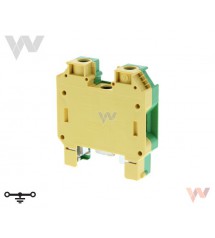 Zacisk uziemiający XW5G-S35-1.1-1, DIN, 35 mm², kolor zielono-żółty