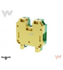 Zacisk uziemiający XW5G-S70-1.1-1, DIN, 35 mm², kolor zielono-żółty