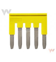 Zworka XW5S-S4.0-5, 4 mm², 5 bieguny, kolor żółty