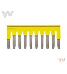 Zworka XW5S-S4.0-10, 4 mm², 10 bieguny, kolor żółty