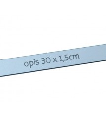 Tabliczka opisowa grawerowana 15 mm x 300 mm