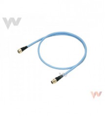 Cienki kabel DeviceNet DCA1-5CNC5W1, 1×gniazdo M12, 1×wtyk M12, 0.5 m